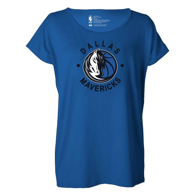 NBA Dallas Mavericks Women&#39;s Dolman Short Sleeve T-Shirt, 1 of 5
