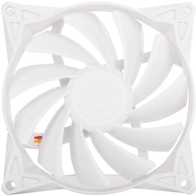 SilverStone Technology   92x92x25mm / Adjustable speed fan / Mixed white blade design with white frame / 3pin fan with speed controller