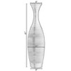 Uniquewise  38-inch Tall Artificial Rattan Floor Vase in Elegant Beige - Statement Piece for Living Room Decor, Entryway, or Hallway - 4 of 4