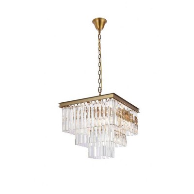 Elegant Lighting Sydney 13 - Light Chandelier in  Satin Gold