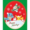 Juniors Womens Pokemon Christmas Happy Holidays Patch T-Shirt - 2 of 4