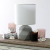 Geometric Concrete Lamp with Shade White - Simple Designs - image 3 of 4