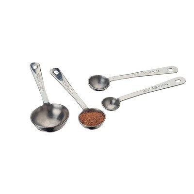 Amco Stainless Steel Measuring Spoons - Set of 4