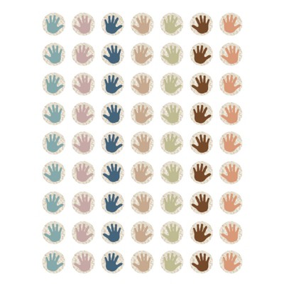 Teacher Created Resources Everyone is Welcome Helping Hands Mini Stickers, Pack of 378 (Pack of 10)