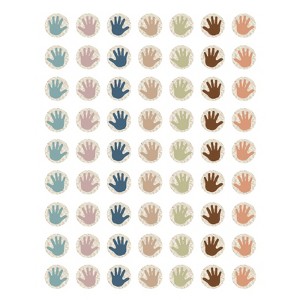 Teacher Created Resources Everyone is Welcome Helping Hands Mini Stickers, Pack of 378 (Pack of 10) - 1 of 1