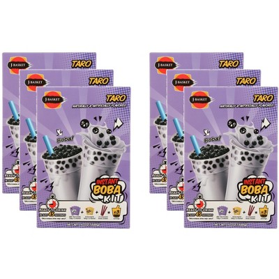 J-Basket Tea Boba Kit Taro - Pack of 6 - 10 oz