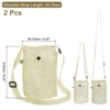 Unique Bargains Nylon Adjustable Shoulder Strap Mesh Water Bottle Holder 2 Pcs - 2 of 4