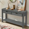 MAYEERTY Console Table - Uniquely Designed with Solid Wood Veneer - 3 of 4