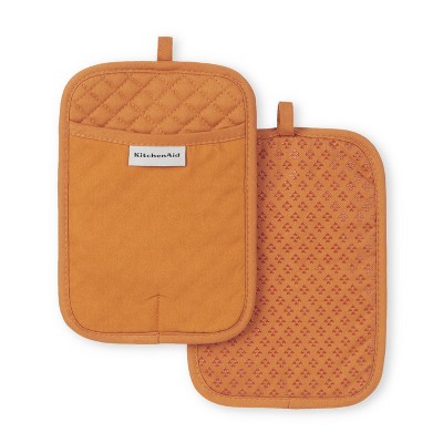 KitchenAid Asteroid Rectangle Pot Holder 2-Pack Set, 7"x10"