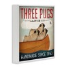 Stupell Industries Vintage Three Pugs in Canoe, 12" x 12" - 3 of 4