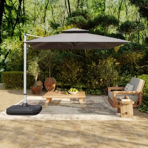 Kumasinova 360° Rotation Offset Patio Umbrella,Outdoor Umbrella with Hydraulic Lift,Beach Umbrella with Adjustable Tilt,Outdoor Umbrellas for Patio - 1 of 4