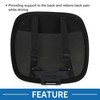 Unique Bargains Waist Support Summer Car Seat Cushion with Strap Mesh - 3 of 4