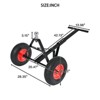 DSVIMOY Trailer Dolly, 1000 lb Capacity for Moving Car RV Boat Trailer, Great for Camping, Black, 55"*20"*40" - 3 of 4