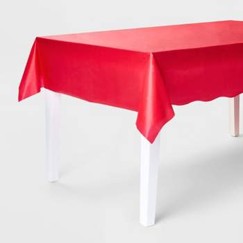 Creative Converting Classic Red Paper Tablecloths, 3 ct
