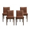 Christopher Knight Home Lancer Mid-Century Modern Channel Stitch Dining Chairs (Set of 4) - 2 of 4