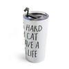 EnvyArt Cat Better Life Travel Mug 20 oz Stainless Steel Travel Mug - Deny Designs - 3 of 4