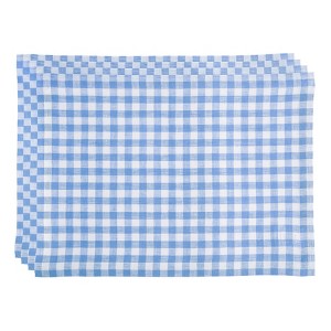 Solino Home Linen Gingham Check Placemats - 1 of 4