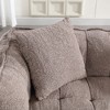 SYFERLORY Soft beanbag chair with high resilience foam core for two people. - 3 of 4