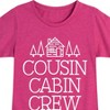Girls' - Instant Message - Cousin Cabin Crew Fitted Short Sleeve Graphic T-Shirt - 2 of 4