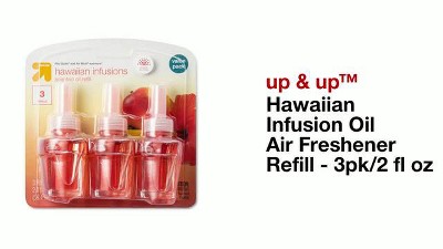 Scented Oil Refill Air Freshener - Hawaiian Infusions - 2.01 Fl Oz/3pk - Up  & Up™ : Target