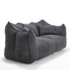 Vynxaria Soft Bean Bag Chair - High Resilience Foam Recliner for Two - 4 of 4