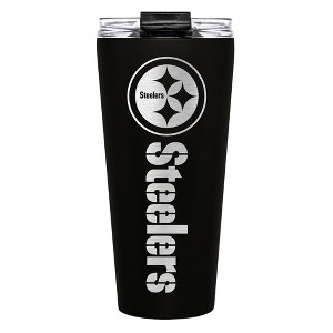 NFL Pittsburgh Steelers Big Slim Travel Tumbler - 32oz - 1 of 3