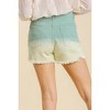 Women's Dip Dye Denim Shorts - ee:some - 3 of 4