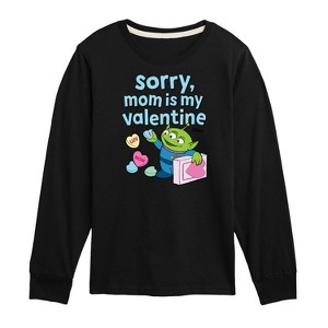 Boys' - Toy Story - Sorry Mom My Valentine Long Sleeve Graphic T-Shirt - 1 of 4