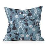 16"x16" Julia Madoka Halloween Night Fever Square Throw Pillow Blue - Deny Designs