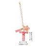 Unique Bargains Flower Letter Water Cup Pendant 1 Pc - 2 of 4