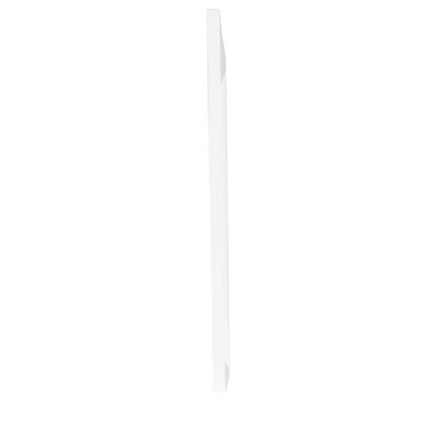 Marilla 35 in. x 39 in. White Wood Framed Dresser Mirror
