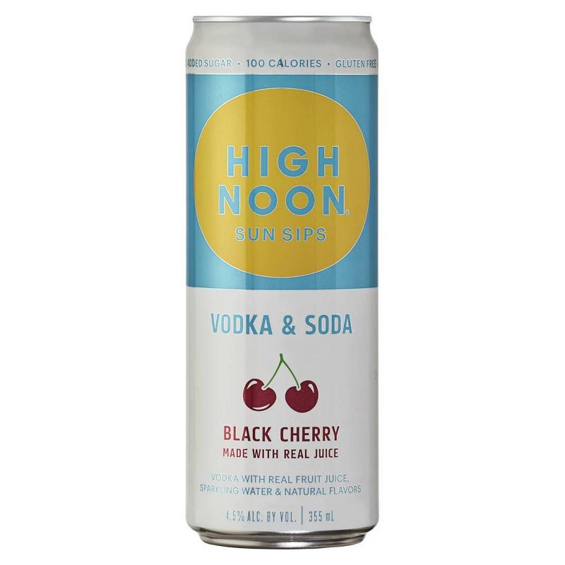 High Noon Vodka Hard Seltzer Mixed Pack - 12pk/355ml Cans, 4 of 8