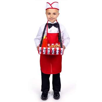 Dress Up America Hot Dog Vendor for Toddlers - Toddler 4/Small