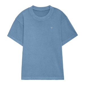 Dalix Mens Lil Smile Heavyweight Pigment Dye Tee - 1 of 4