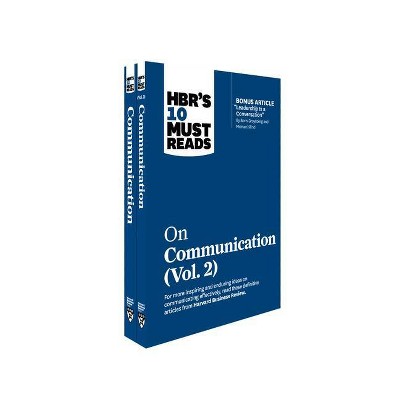 Hbr's 10 Must Reads on Communication 2-Volume Collection - (HBR's 10 Must Reads) by  Harvard Business Review (Mixed Media Product)