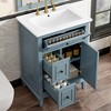 KTMBDW 24" Bathroom Vanities with Sink Combo, Modern Thickened Wood Bathroom Storage Cabinet w/Undermount Sink - 3 of 4