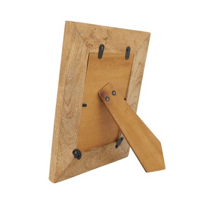 Natural Wood and Slate 4x6 Photo Frame