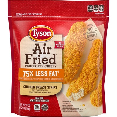 Tyson Air Fried Chicken Strips - Frozen - 20oz : Target