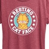 Women's - Garfield - Resting Cat Face Short Sleeve Graphic T-Shirt - 2 of 4