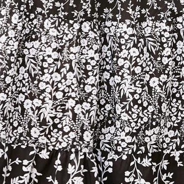 black floral