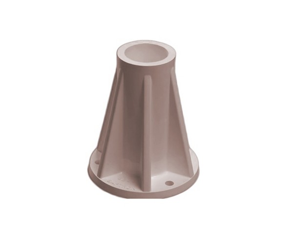 Saftron 6 Inch Surface Mount For 1.9 Inch Od Swimming Pool Ladder Or Rail, Taupe