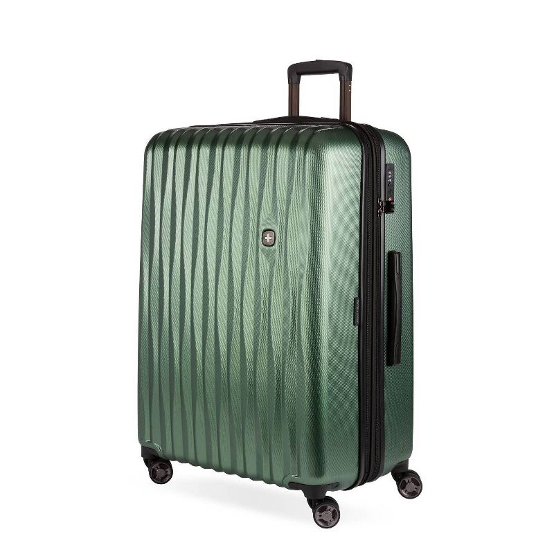 SWISSGEAR Energie Hardside Large Checked Spinner Suitcase, 2 of 13
