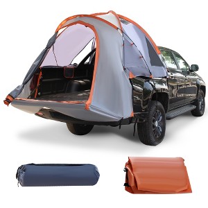 Costway 5' -5.2'  Compact Short Bed Truck Tent Portable Pickup Carry Bag Outdoor Travel - 1 of 4