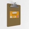 Wooden Clipboard - Natural Finish, Low-profile Clip, 9 X 12 Inches, A4 Paper Size (36 Packs) - 2 of 4