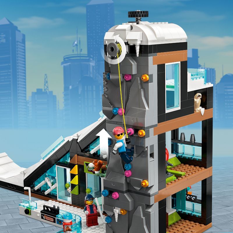 LEGO City Ski and Climbing Center Building Toy Set 60366, 6 of 8
