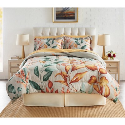Twin Terracotta Taupe Reversible Kids Comforter Set