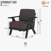 YARDSIGHT 2-Piece Outdoor Patio Lounge Chairs with Cushions, Modern Aluminum Frame Armchairs for Garden, Backyard, Deck, or Poolside - 3 of 4