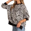 Women's Long Sleeve Damask Print Top - Sew In Love - 3 of 3