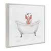 Stupell Industries Country Pig Cute Bathtub Framed Giclee Art - 2 of 4