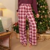 Women’s Cozy Festive Plaid Pajama Pants with Tree Pattern - Cupshe - 2 of 4
